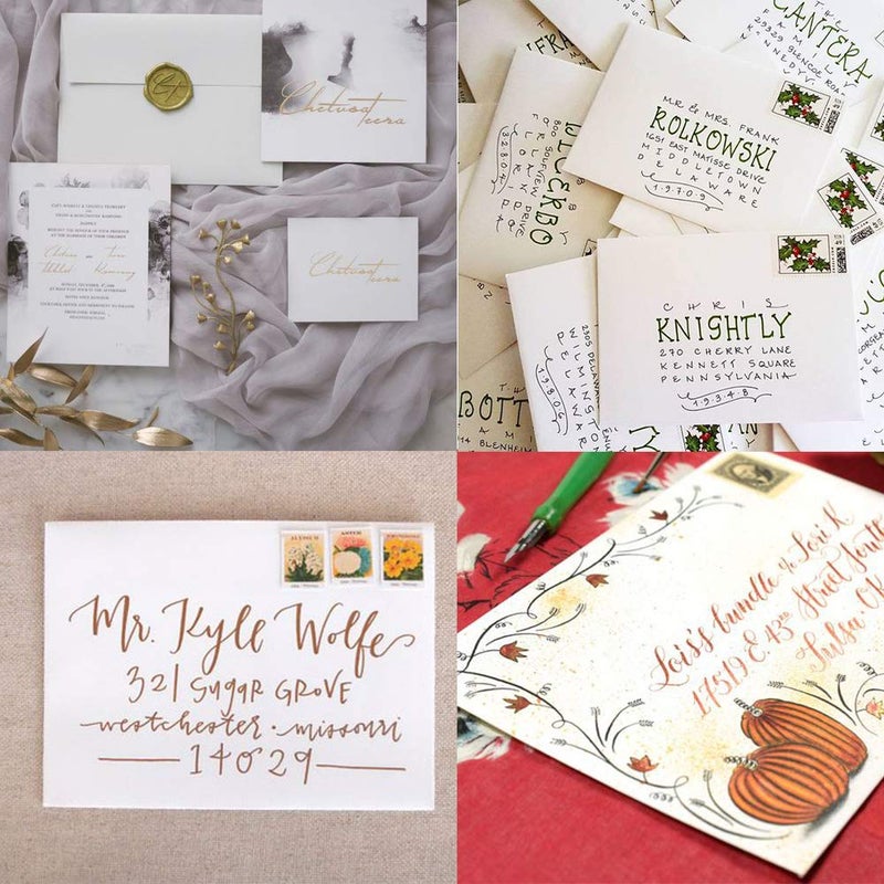 Supla 150 Pcs A7 Invitation Envelopes in White Peel & Seal Self Seal 5 1/4 x 7 1/4 Envelopes 95lbs. Paper Stock for Weddings Shower Invitations Mailings Announcements 5 x 7 Greeting Cards - Image 5